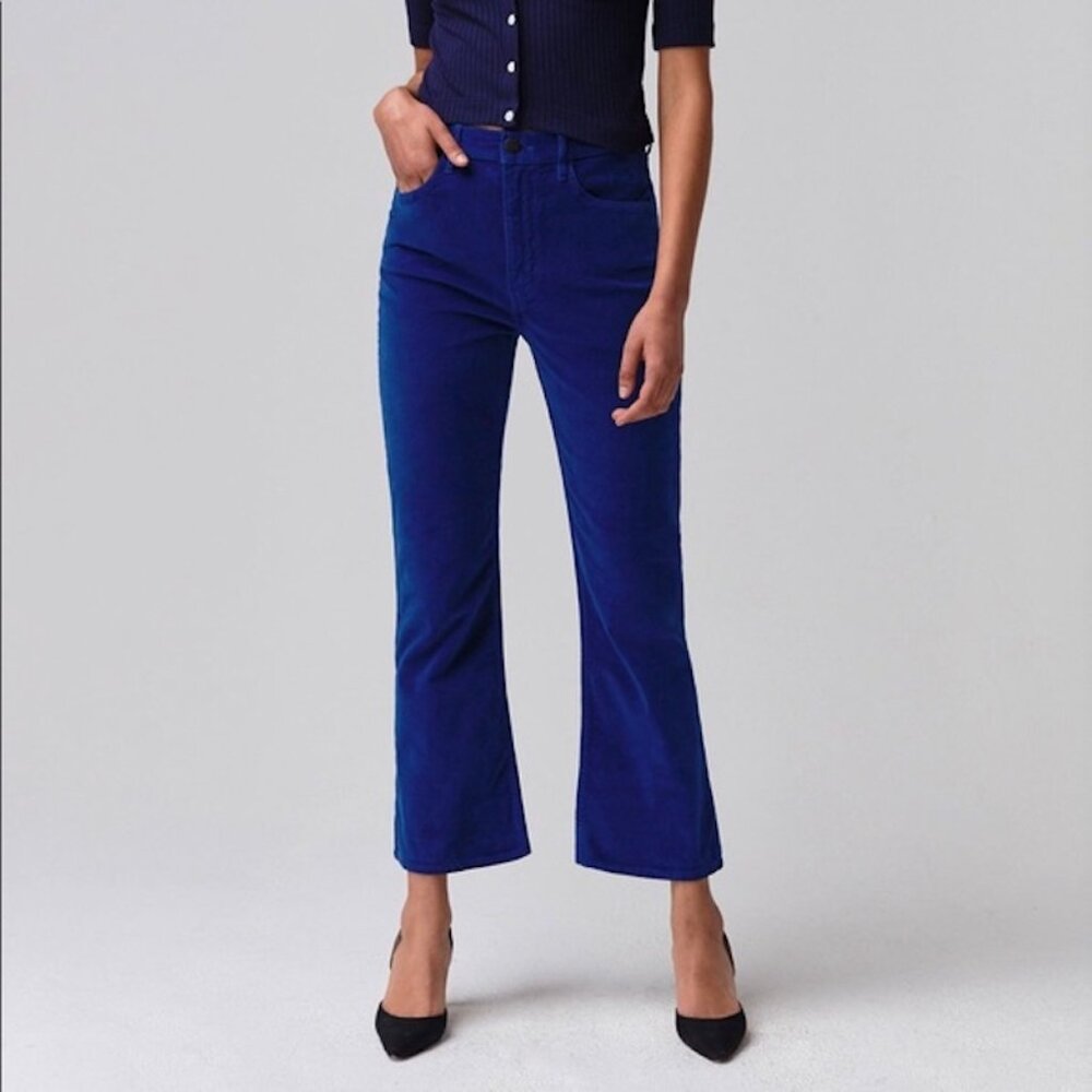 3x1 Velvet Empire Crop Flare Pants